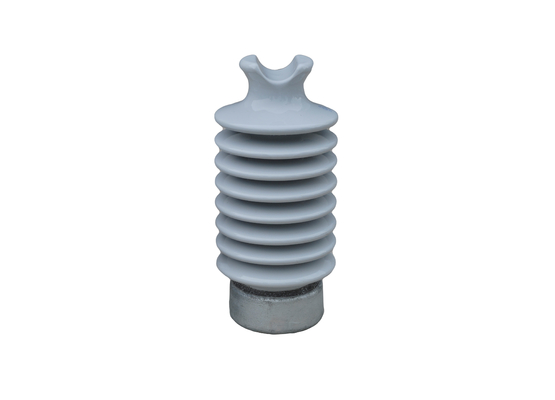 Hellgraue Porzellan-Linie Posten-Isolator Soem-ANSI 57-3