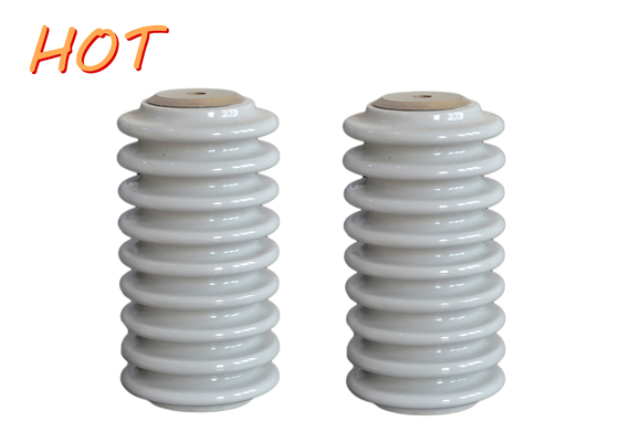 Porzellan-Hochspannungsdistanzhülsen-Isolatoren ANSI 13.3kN 14.4kV