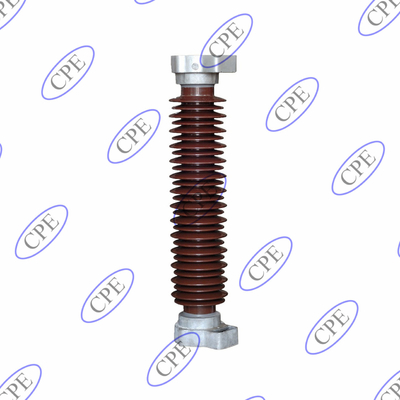 Porzellan-Überspannungsschutz-Isolator 42KV Brown für Fernleitung