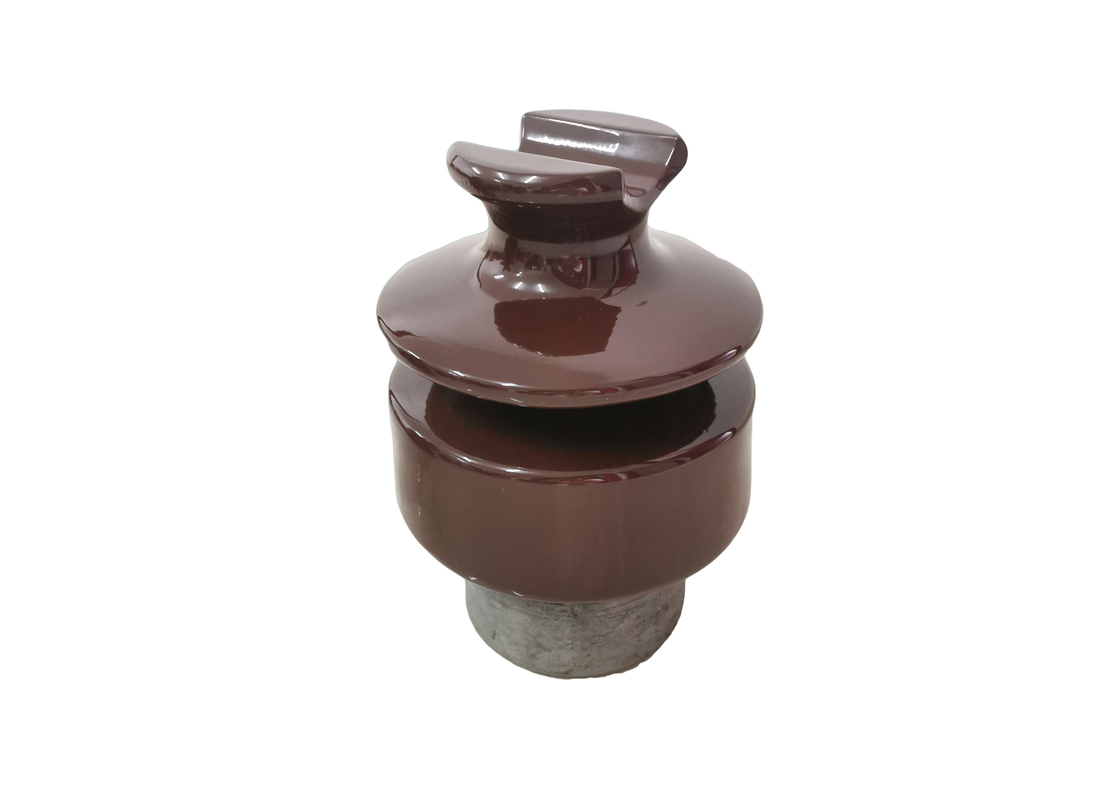 Standard-Brown Pin Type Porcelain Insulator With Hardwares Iecs
