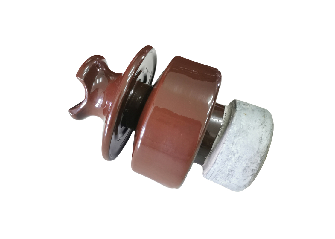 Standard-Brown Pin Type Porcelain Insulator With Hardwares Iecs