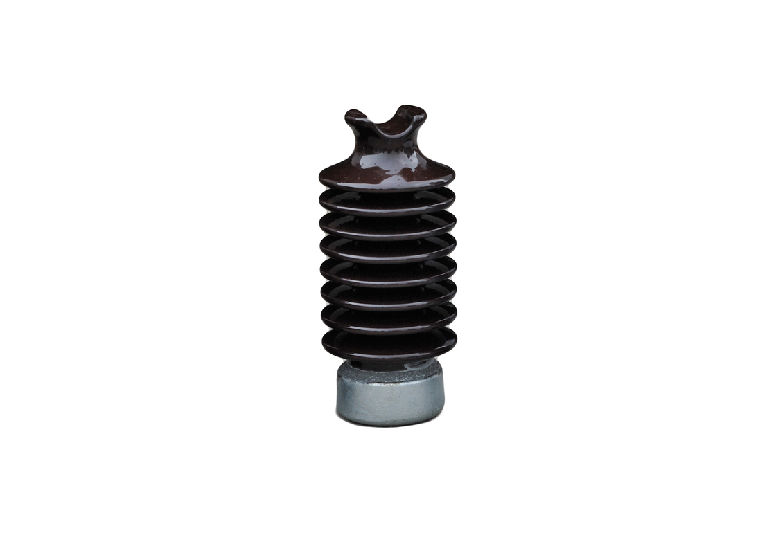 Glasig-glänzende 12.5kN horizontale Linie Posten-Isolator ANSI 57-3S