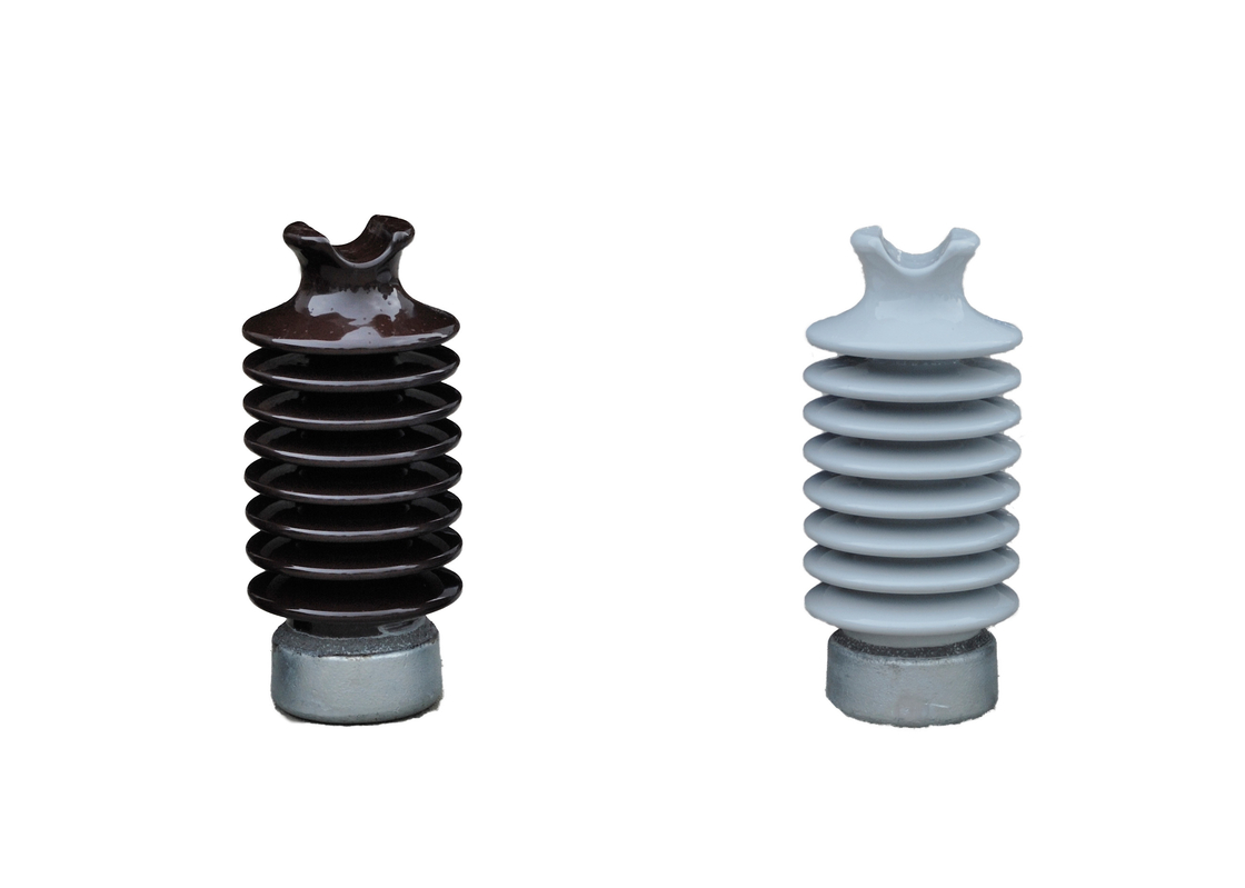 Glasig-glänzende 12.5kN horizontale Linie Posten-Isolator ANSI 57-3S