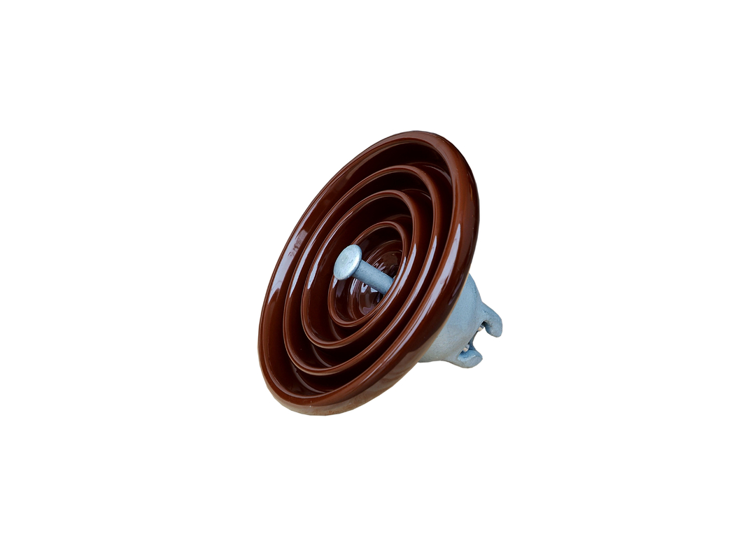 Porzellan-Suspendierungs-Isolator Brown-Farbe-Soem-ANSI 52-4