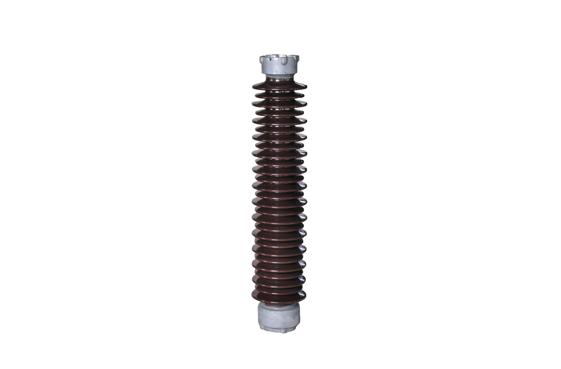 Brown glasierte 88kg Überspannungsschutz-Isolator der Höhen-1700mm