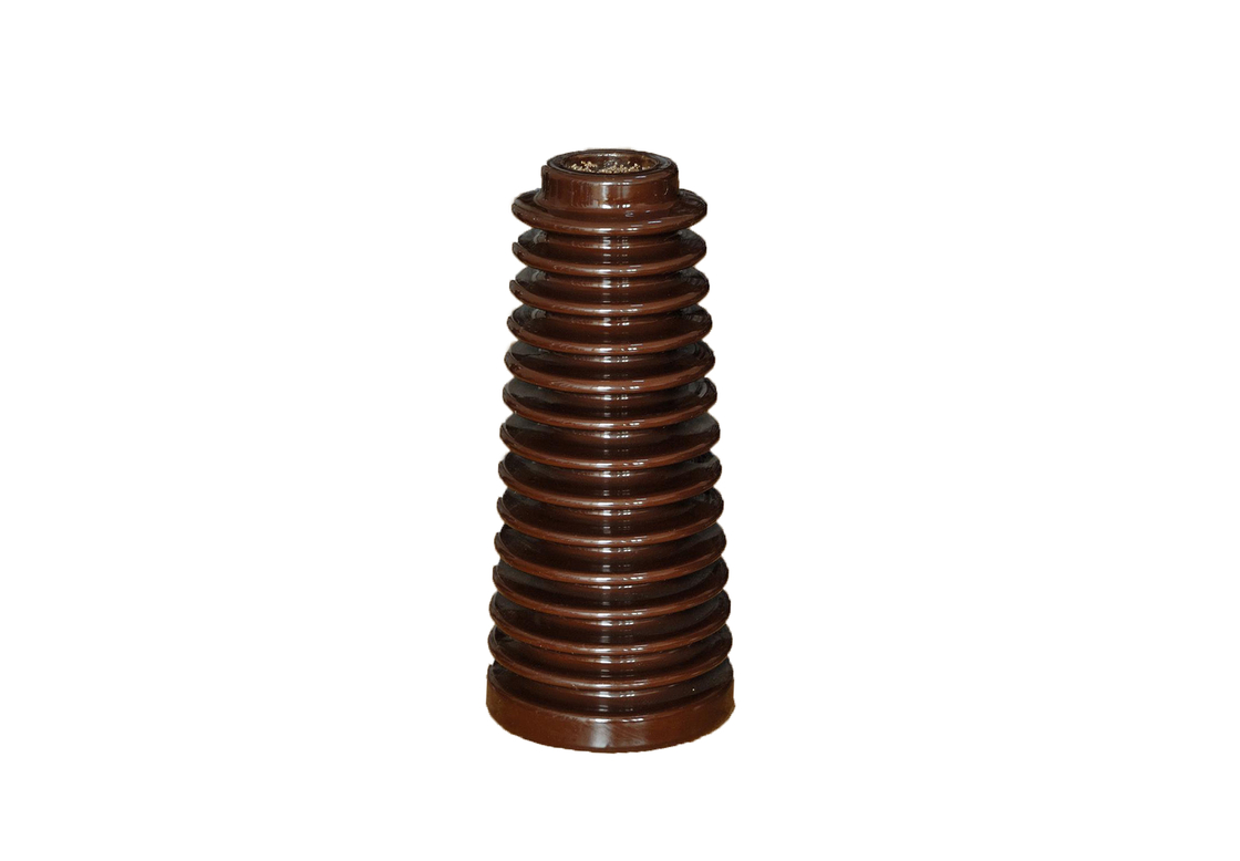 Höhe 12.5kN Browns 381mm Porzellan-Posten-Isolatoren für Electric Power-Verteilung