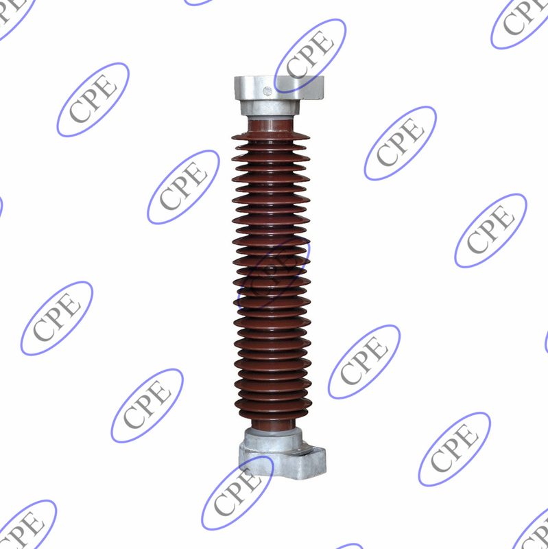 Porzellan-Überspannungsschutz-Isolator 42KV Brown für Fernleitung