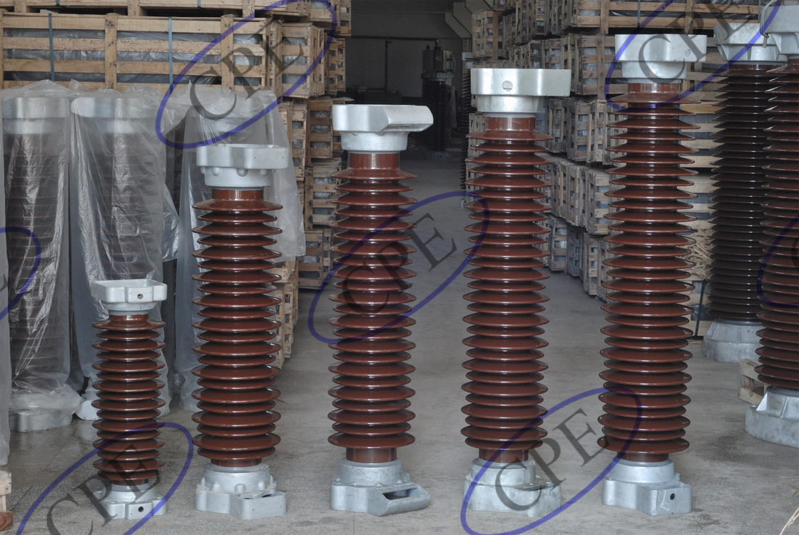 Porzellan-Überspannungsschutz-Isolator 42KV Brown für Fernleitung