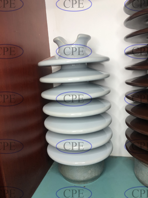Licht Gray Glazed Porcelain Post Insulators ANSI C29.7
