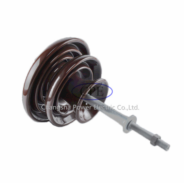 Porzellan Pin Insulators For Distribution Lines 33kv P-33-Y Brown