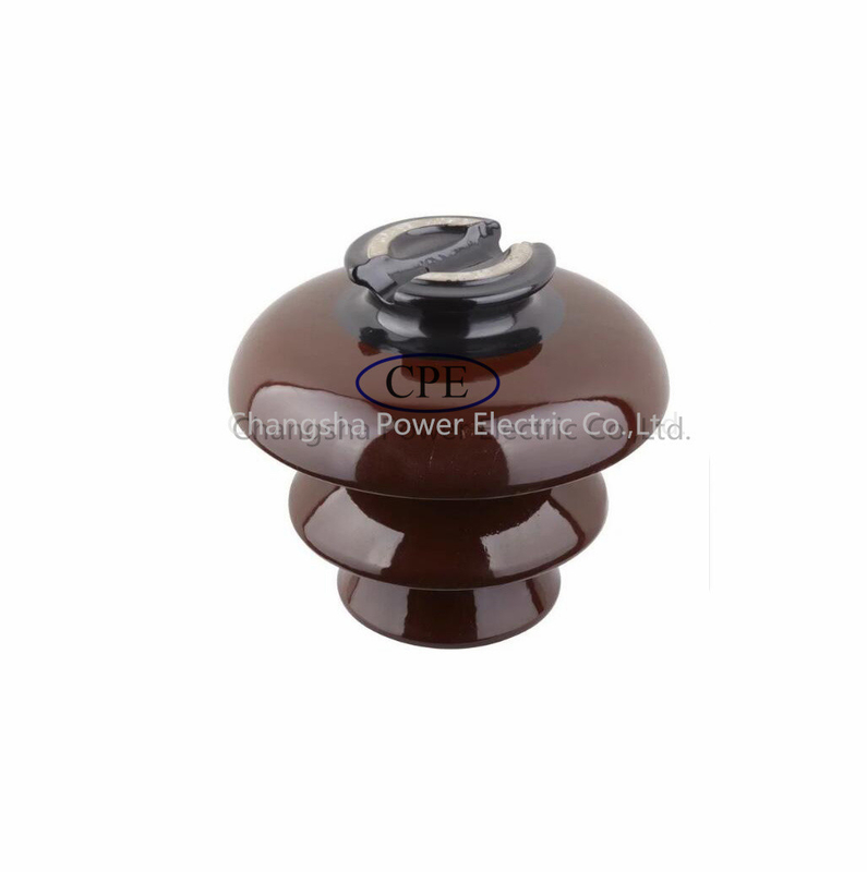 11kv verfügbare Brown Farbe halb Pin Type Porcelain Insulator Oem