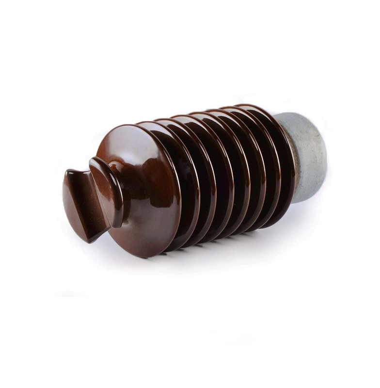 Porzellan LP-Spannungs-Strommast-Isolator-Brown-Stations-Posten-Isolator