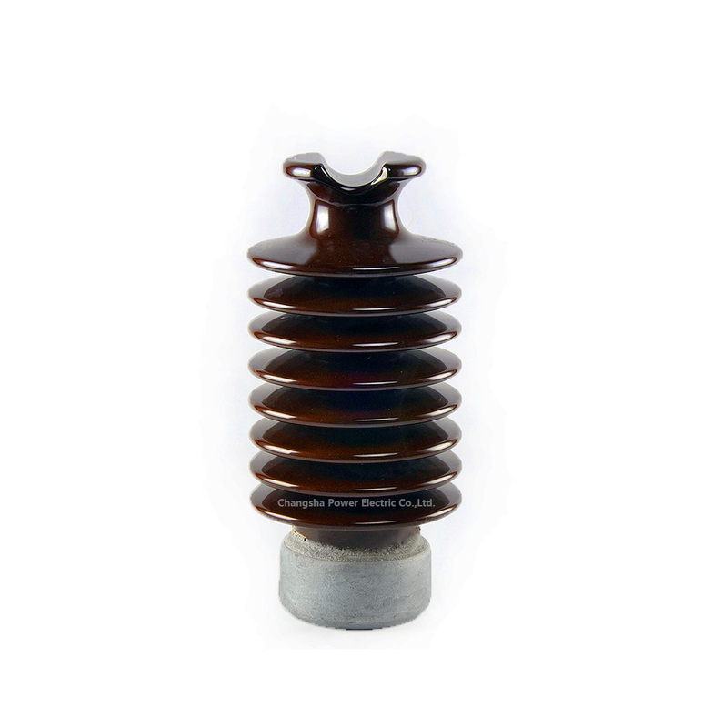 Porzellan LP-Spannungs-Strommast-Isolator-Brown-Stations-Posten-Isolator