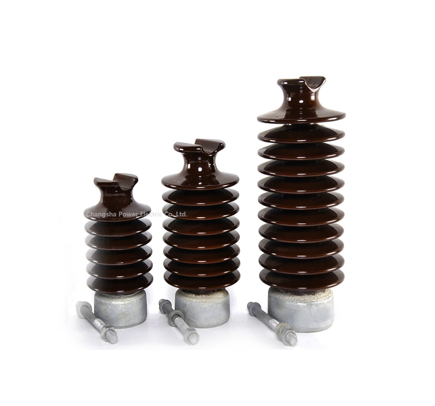 Standard Porzellan-Brown-Stations-Posten-Isolator ANSI 57-5