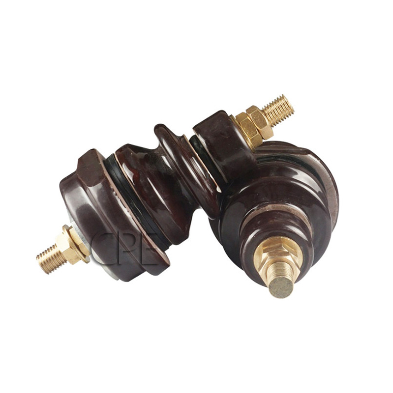 Brown-Transformator-Porzellan, das keramischen mit Büschen bepflanzenden Isolator M20 mit Büschen bepflanzt