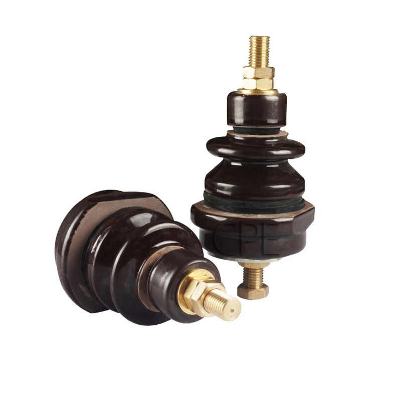 Brown-Transformator-Porzellan, das keramischen mit Büschen bepflanzenden Isolator M20 mit Büschen bepflanzt