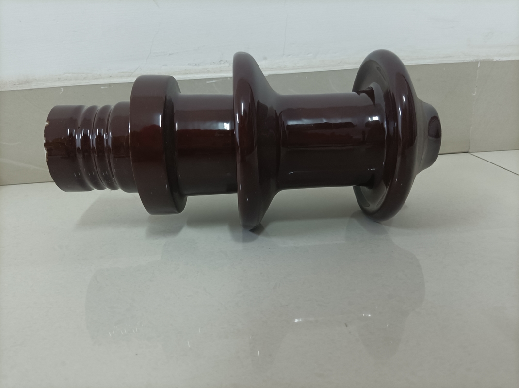 Brown glasierte Transformator-Porzellan-Buchse DT-10NF250 für Öl-Transformator
